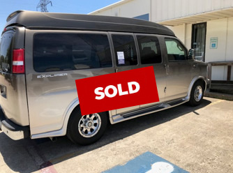 SUPER CLEAN!!! 2017 Chevy Express Full Size Van with an Explorer SOLD