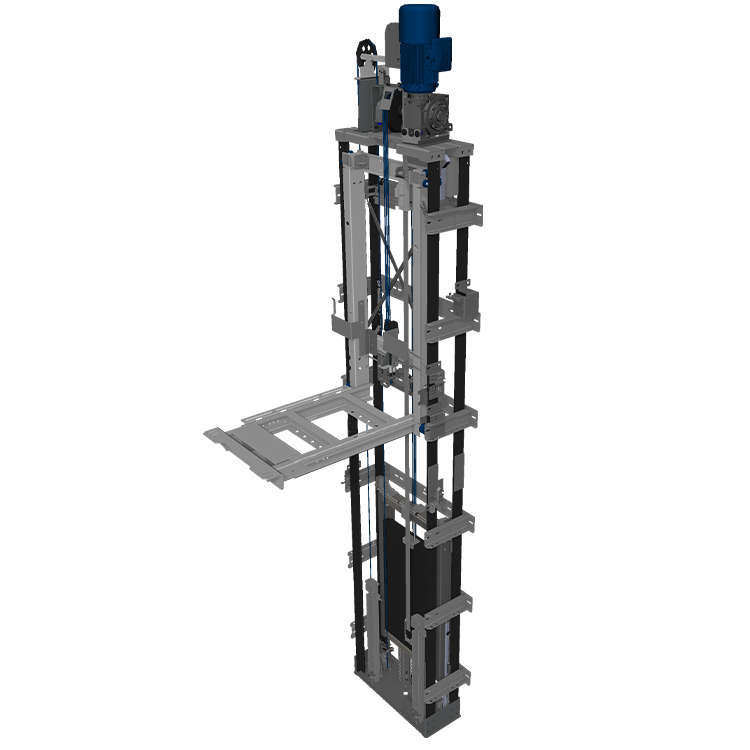 LU/LA Electric Drive elevator. Cost-effective commercial lift alternative to a full home elevator. Servicing DFW, Texas.