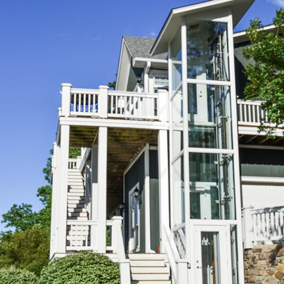 Elvoron HR/MR Home Elevator. Luxury residential lifts for custom homes. Elder care accessibility in DFW, Dallas.