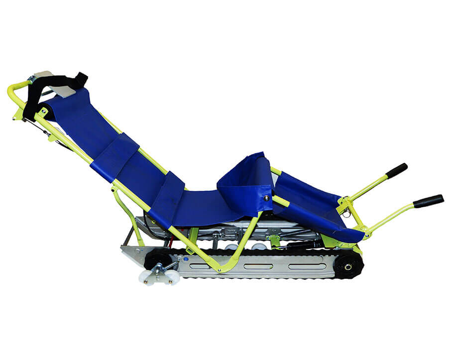 EvacuTrac portable stair evacuation chair. Safety and residential lifts for elder care planning in DFW, Texas.